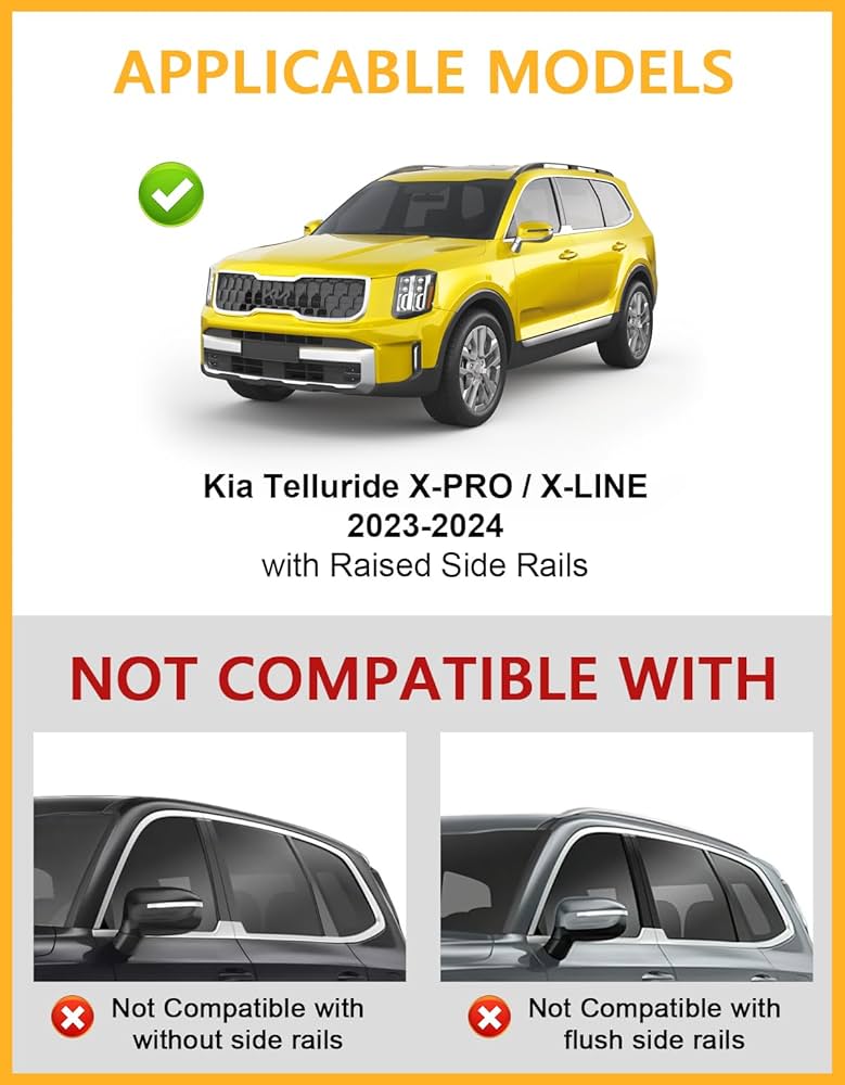 Amazon.com: Tuyoung 300lbs Roof Rack Cross Bars Compatible with